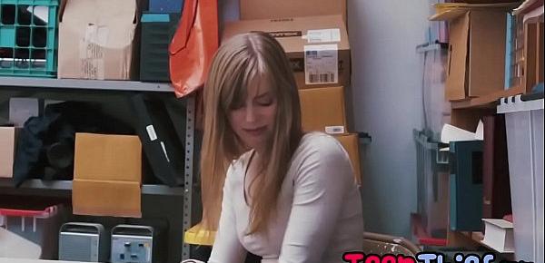  Teen Thief Dolly Leigh Forced To Suck Big Dick